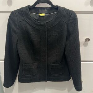 EUC Banana Republic black tweed jacket